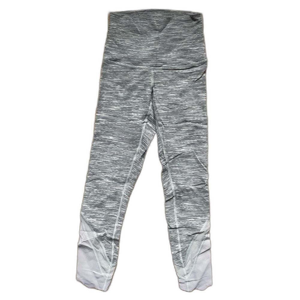 Lululemon Wunder Under Crop roll-down SE wee are from space WAFS w/ mesh sz 2